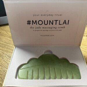Mount Lai Jade Massaging Comb | Authentic Green Jade | Scalp Tool